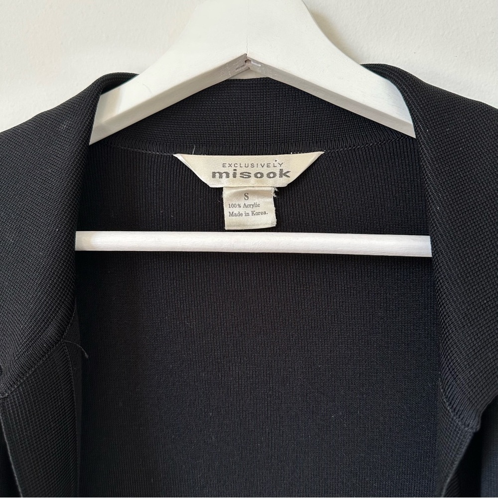 Misook Colorblock Open Front Knit Light Cardigan … - image 7